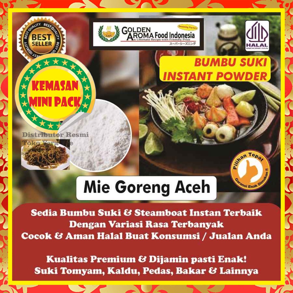 

Bumbu Suki Halal Mie Goreng Aceh 50Gr Shabu Hotpot Sample Rasa aceh fried noodles Kecil Instan Steamboat Sabu Kuah Soup Original Stemboat Steamboot Sukiyaki Grill Bakar Instant Gafi Murah Enak Terbaik Premium Promo Rekomendasi