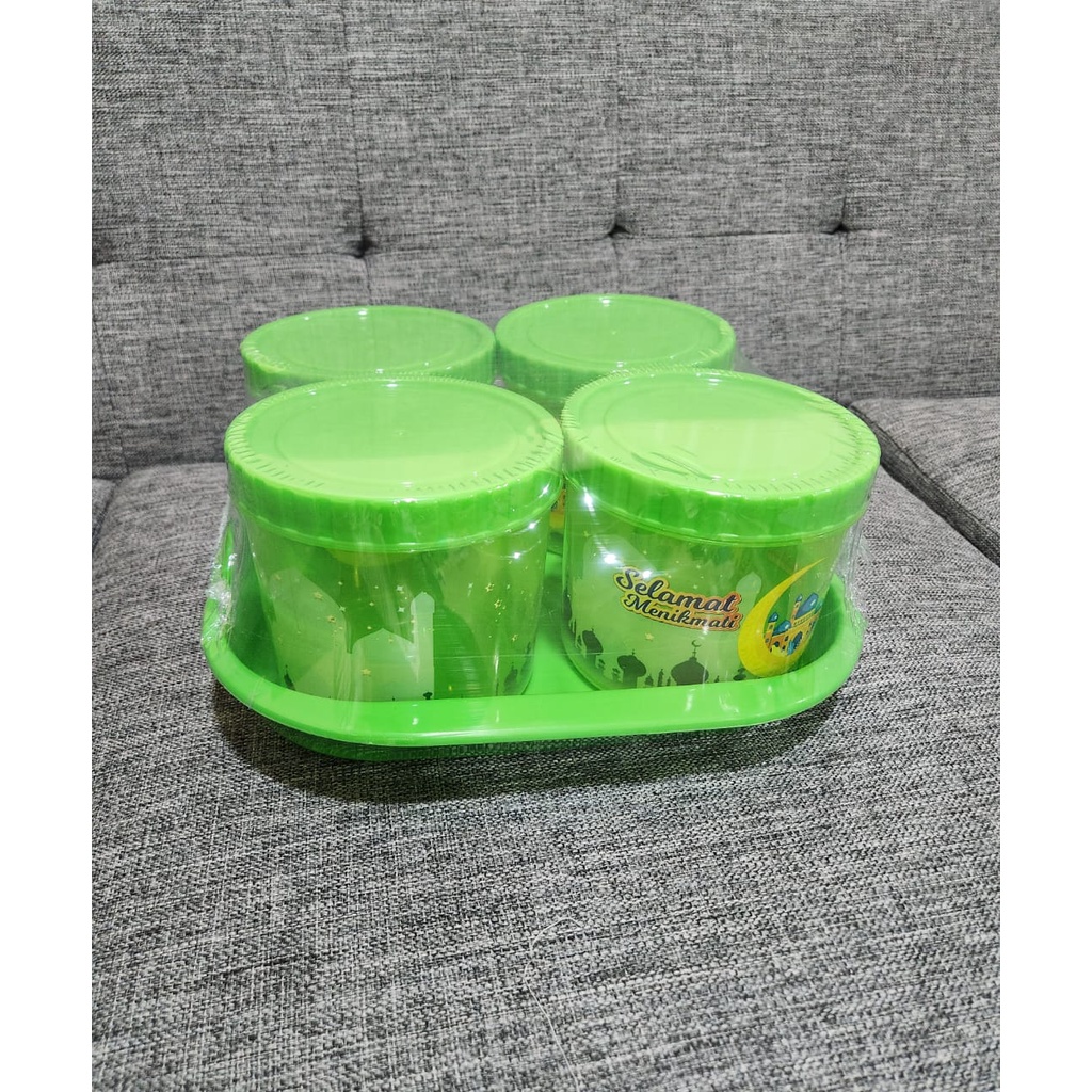 Toples Kotak Snack Kedap Udara Penyimpanan Kontainer Makanan Food Storage Jar Container Toples Tabitha Triset dan Forset