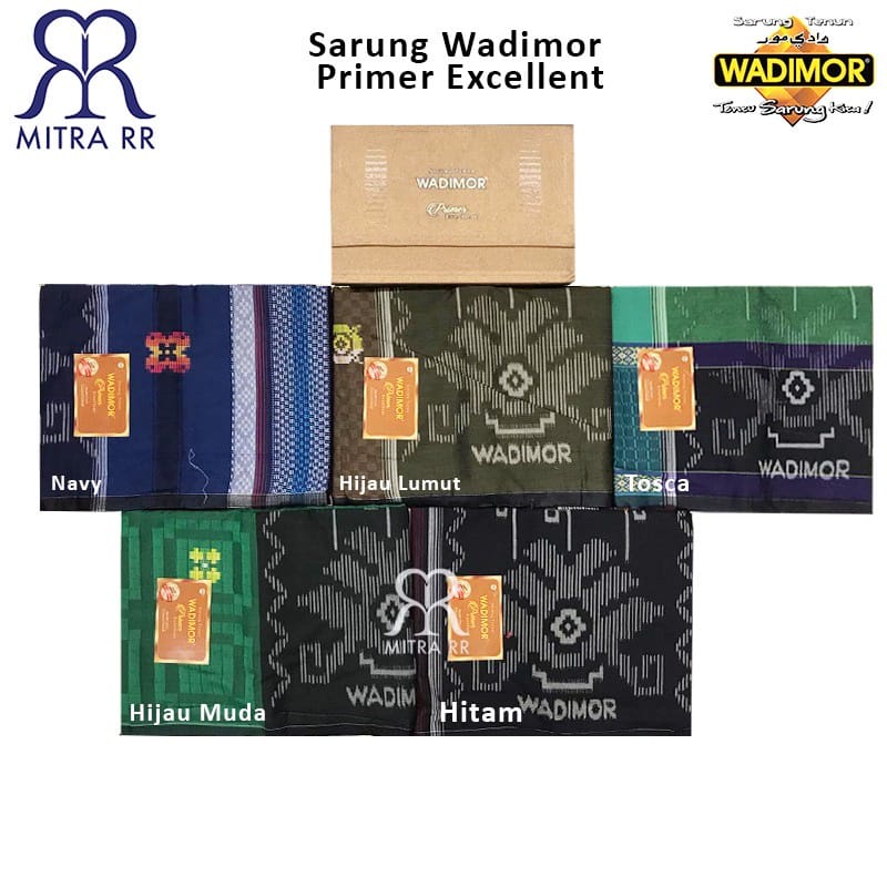 Sarung Wadimor Primer Excellent | Motif BHS Songket - Satuan / Grosir