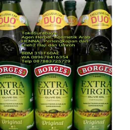 

♔ Minyak Zaitun Extra Virgin Olive Oil 500 ml 500ml Bisa Diminum ➸