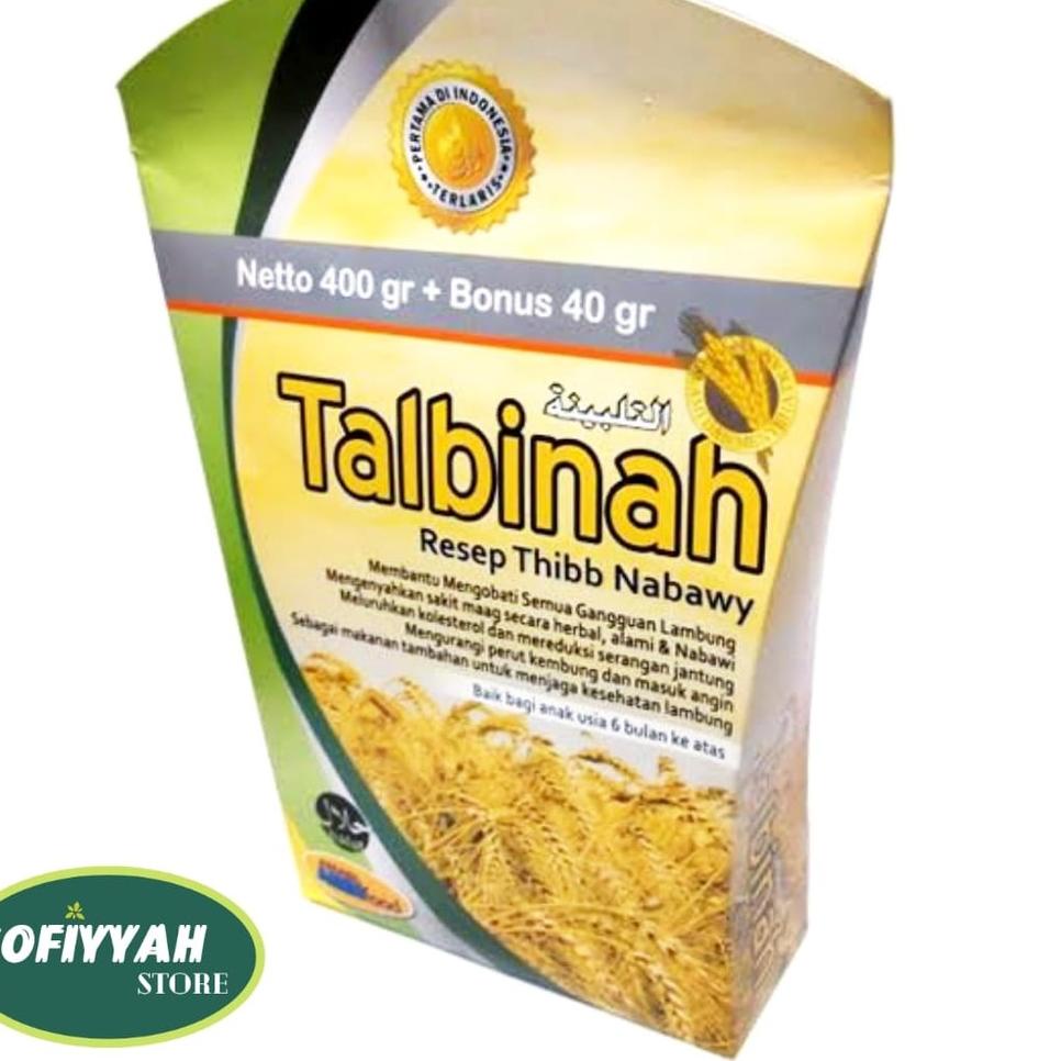 

Diskon Spesial Tepung Gandum Talbina Talbinah 400 Gr Plus 40 gr