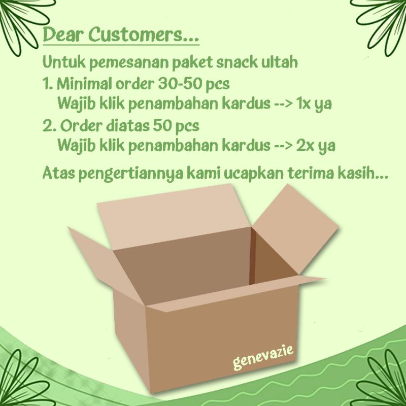 

Tambahan kardus untuk packing