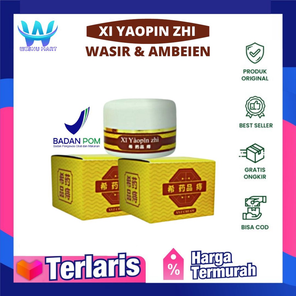 Obat Wasir Herbal Ambeien BPOM Ampuh - SALEP Wasir keluar benjolan XI YAOPIN ZHI ORIGINAL - Salep Am