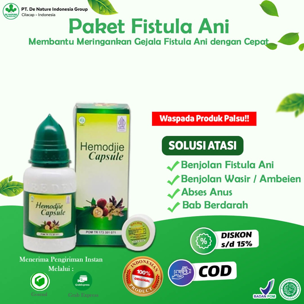 Merk Obat Fistula Ani AMPUH - Obat Fistula Ani Tanpa Operasi - Obat Fistula eksternal atau fistula k