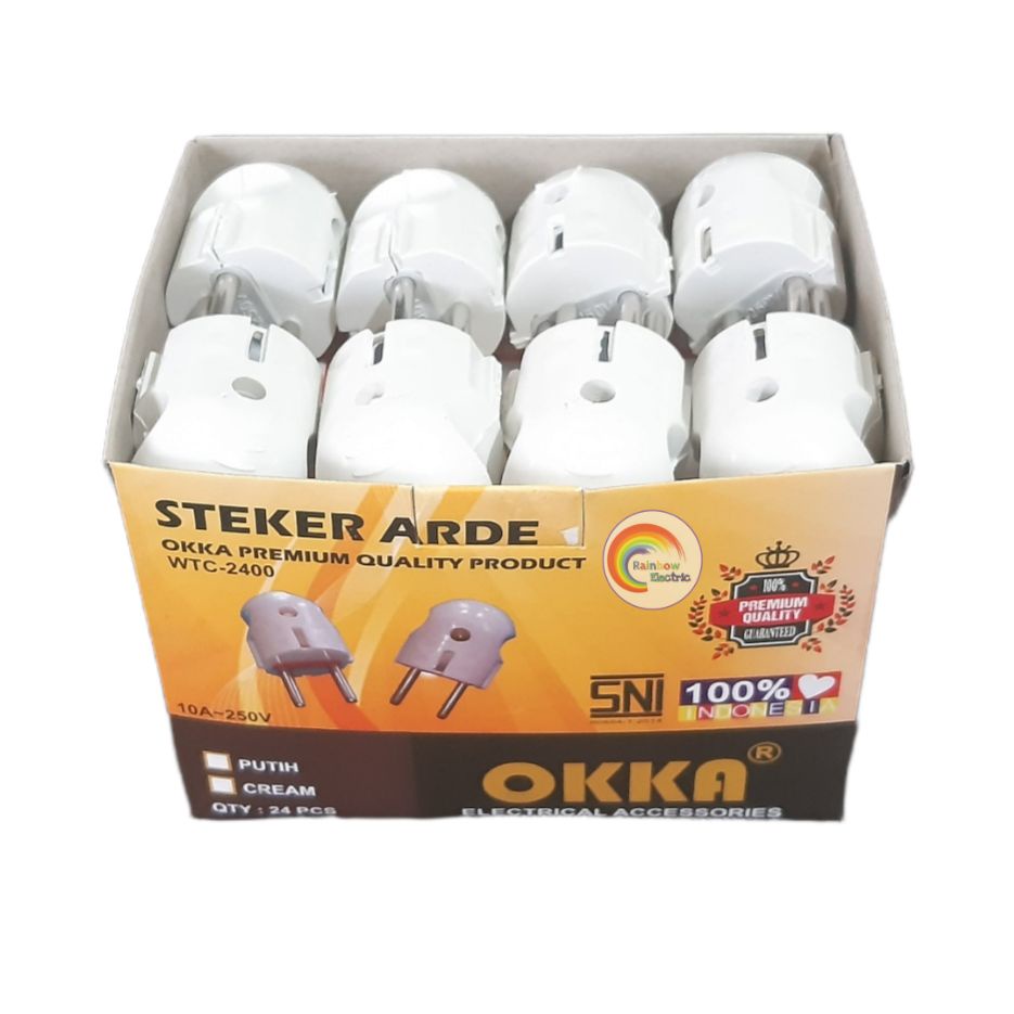[PAKET HEMAT ISI 24] OKKA Steker Arde / Steker Bulat