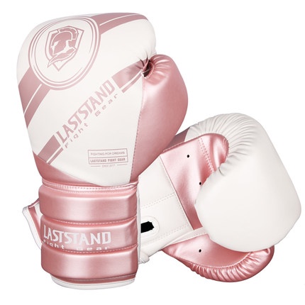 Sarung Tinju Muay Thai Cewek ROSEGOLD 12 oz Glove Boxing Wanita PINK Muaythai Gloves