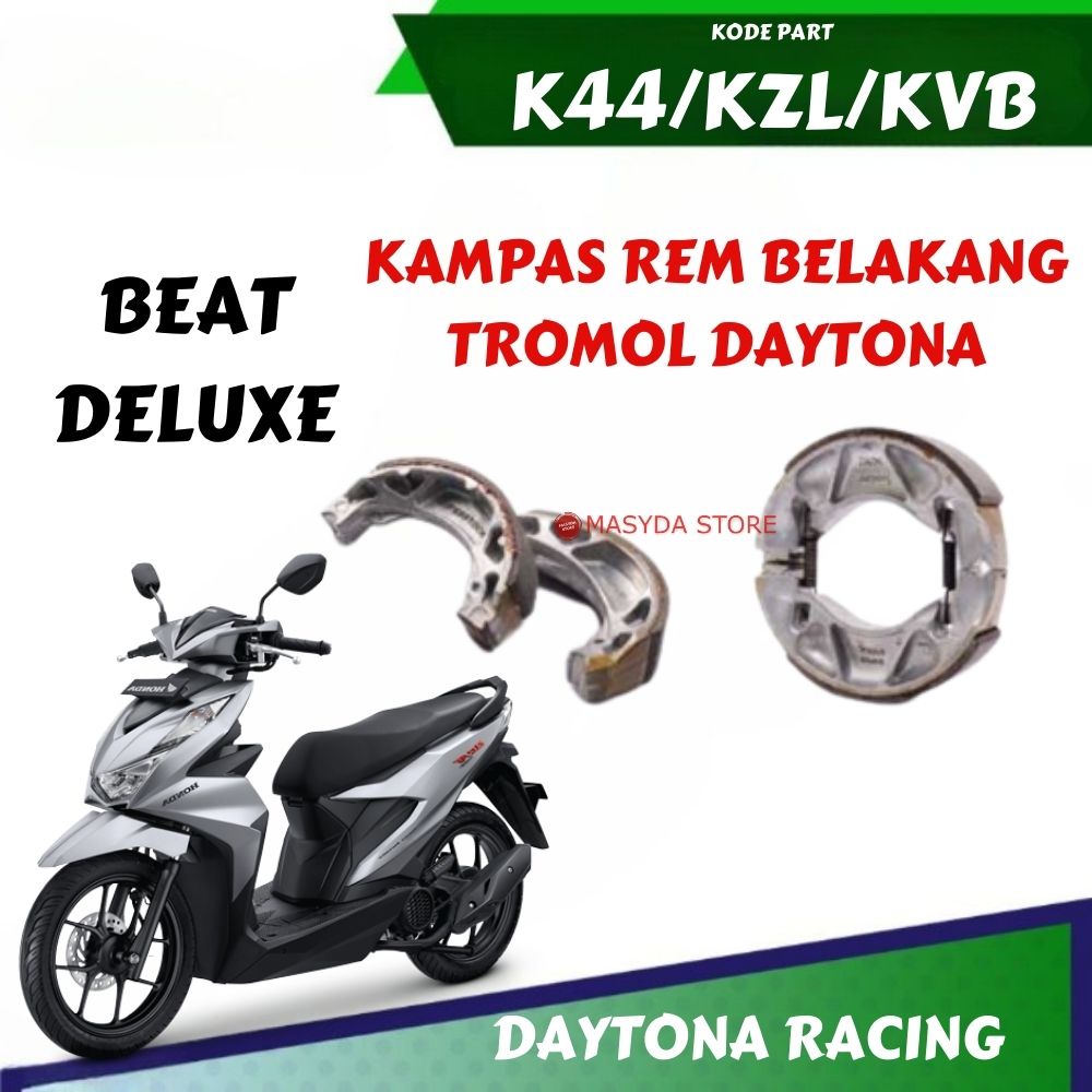 KAMPAS REM BELAKANG TROMOL DAYTONA BEAT DELUXE
