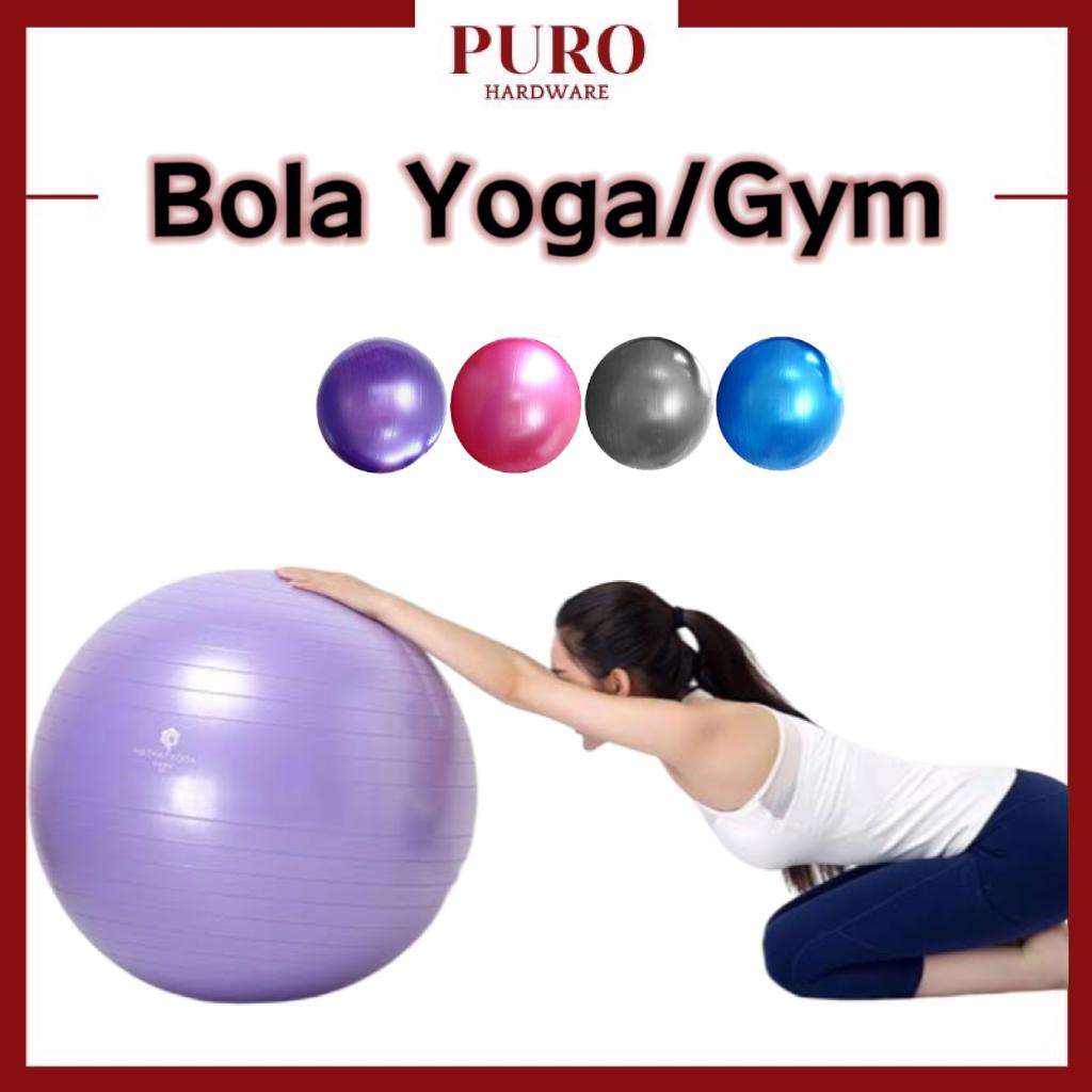 Gymball Fitness Bola Yoga 75cm Bahan Tebal Lebih Elastis / Gym Ball Ibu hamil