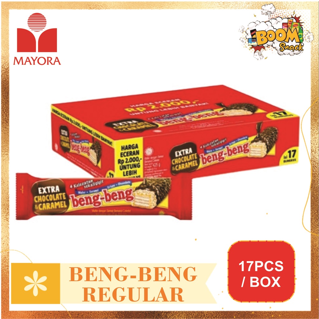 

Beng Beng Regular Chocolate Wafer isi 17pcs