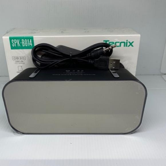 ▲ TECNIX SPK-B014 BLUETOOTH SPEAKER TIMER DOUBLE ALARM CLOCK ➵