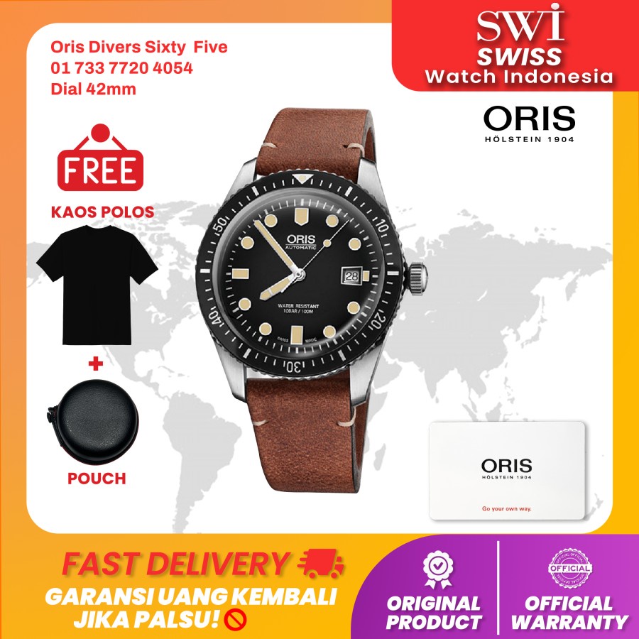 Jam Tangan Pria Oris Divers Sixty Five 01 733 7720 4054