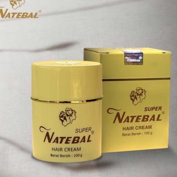 Ω Natebal Hair Cream (Penghitam Rambut Uban Alami & Permanen, Menyuburkan Rambut) 100gr ❇