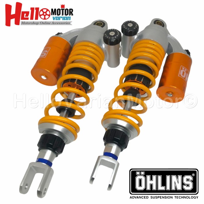 Shock Tabung Atas Motor NMAX OHLINS AF01 YELLOW UK 330MM