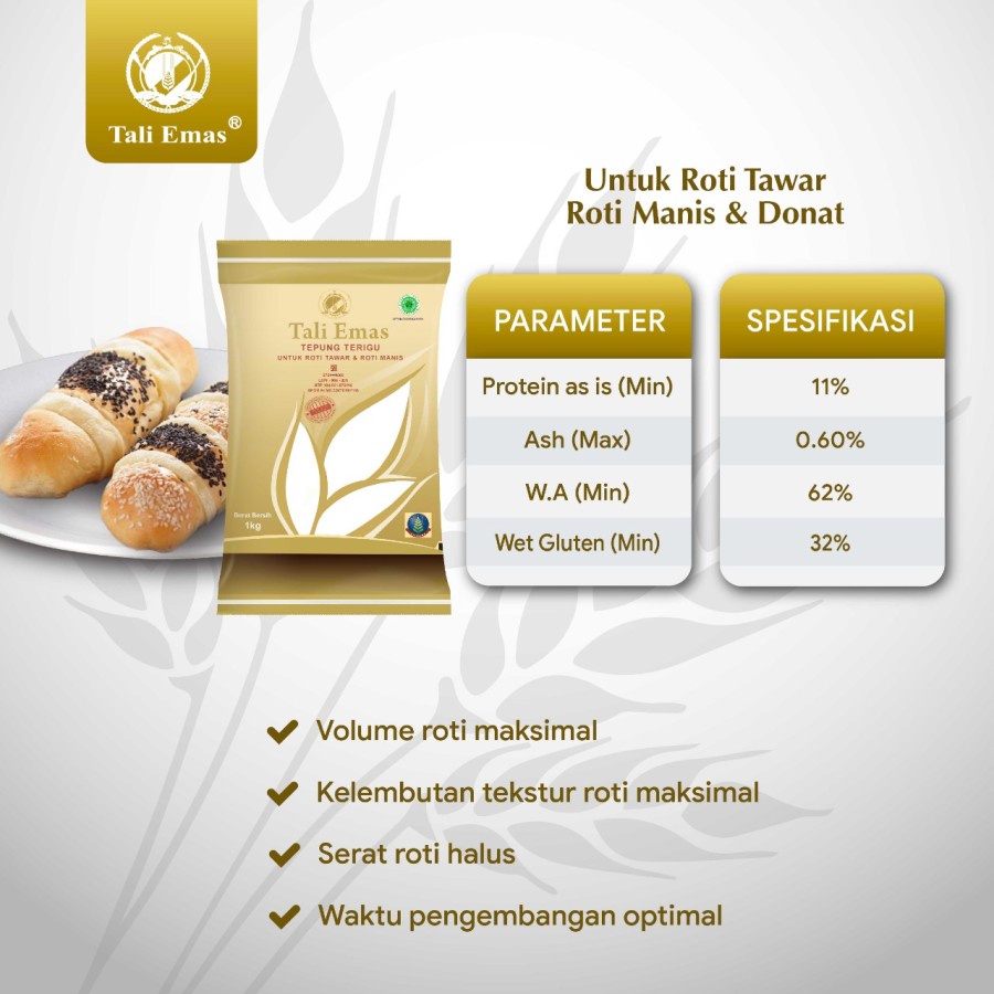 

HS Tepung Terigu Sriboga Tali Emas 1 Kg