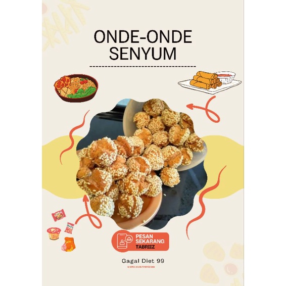 

❤️TABRIIZ❤️ ONDE-ONDE SENYUM 1.5KG