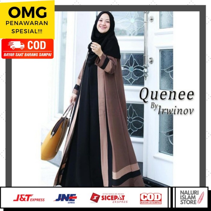 Gamis Baju Gamis wanita abaya turkey pesta syari brukat mewah motif bunga pr(C1R4) Gamis Turkey Gami