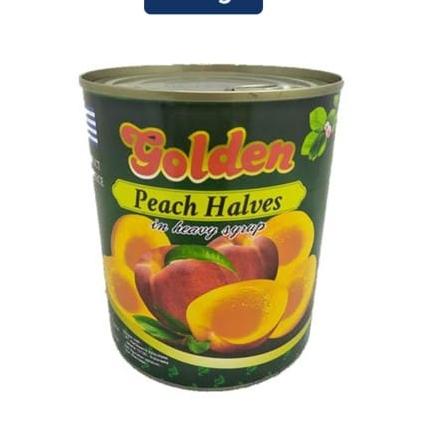 

12.12 Flash Sale Golden Premium Peach Halves in Heavy Syrup From Greece 820 gr PERSIK buruan