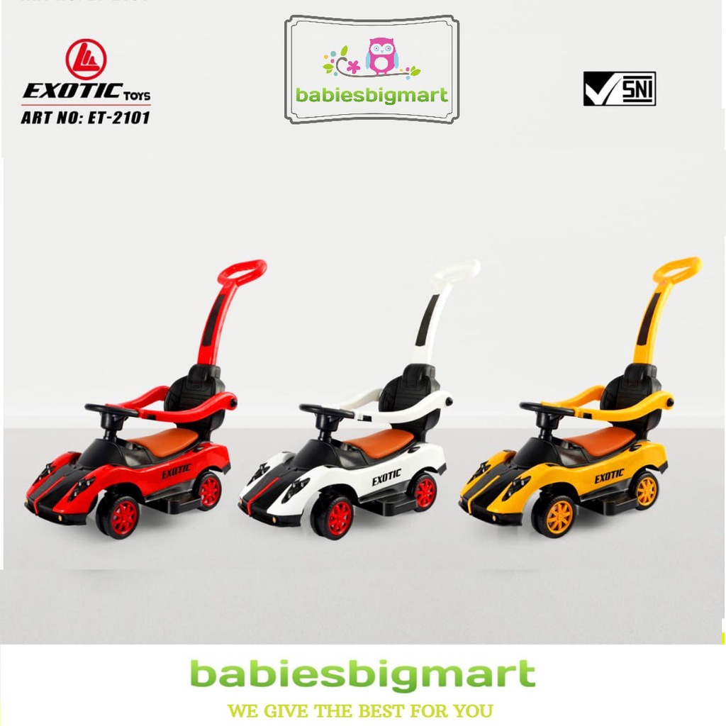 Mainan Mobil Anak Dorong Ride On Bisa Dinaiki SHP Toys MIMO 709 / 609 / ET 2115 / ET 2119 / ET 2101