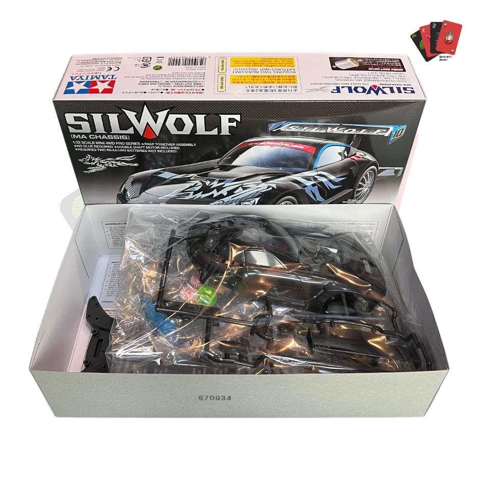 Mainan Rakit Mobil Tamiya Mini 4WD - Silwolf (ORIGINAL)