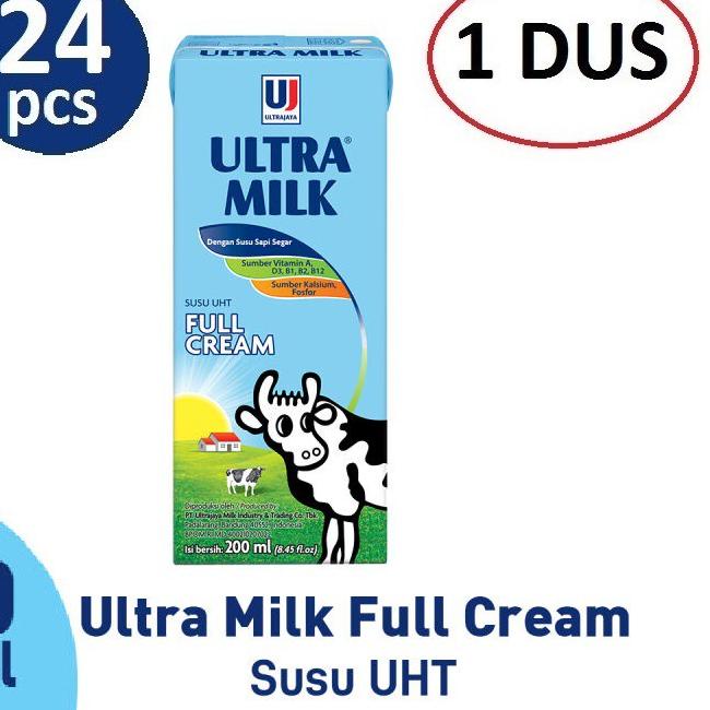 

COD⭐-Susu Ultra Full Cream - 200 ml - (1 DUS ISI 24)