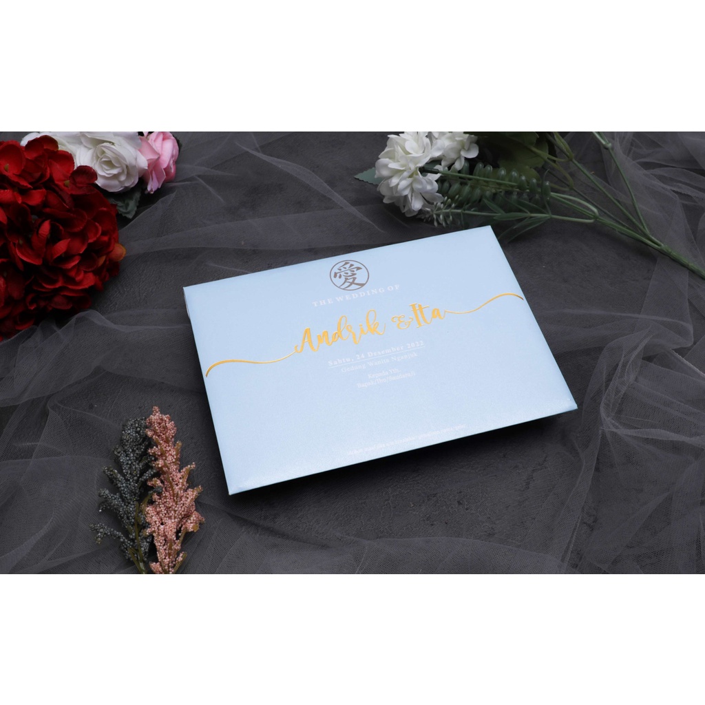 Kartu Undangan Hard Cover Simple