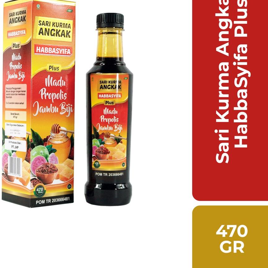 

✩ Sari Kurma Angkak Habbasyifa Isi 470gr, Original, Sari Kurma Angkak PLUS Jambu Biji ☄