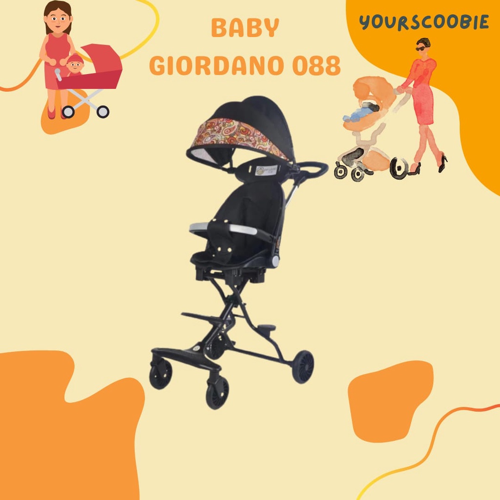 Kereta dorong bayi murah / Stroller Baby Giordano 088 / Dorongan anak