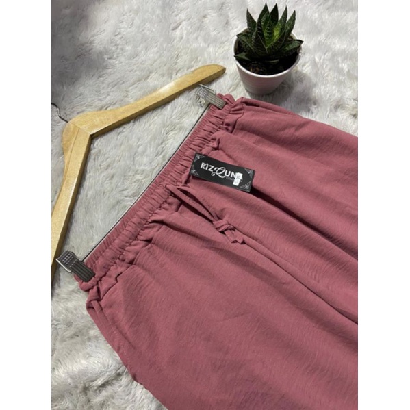 celana baggy pants cringkle airflow / celana remaja basic cringkle