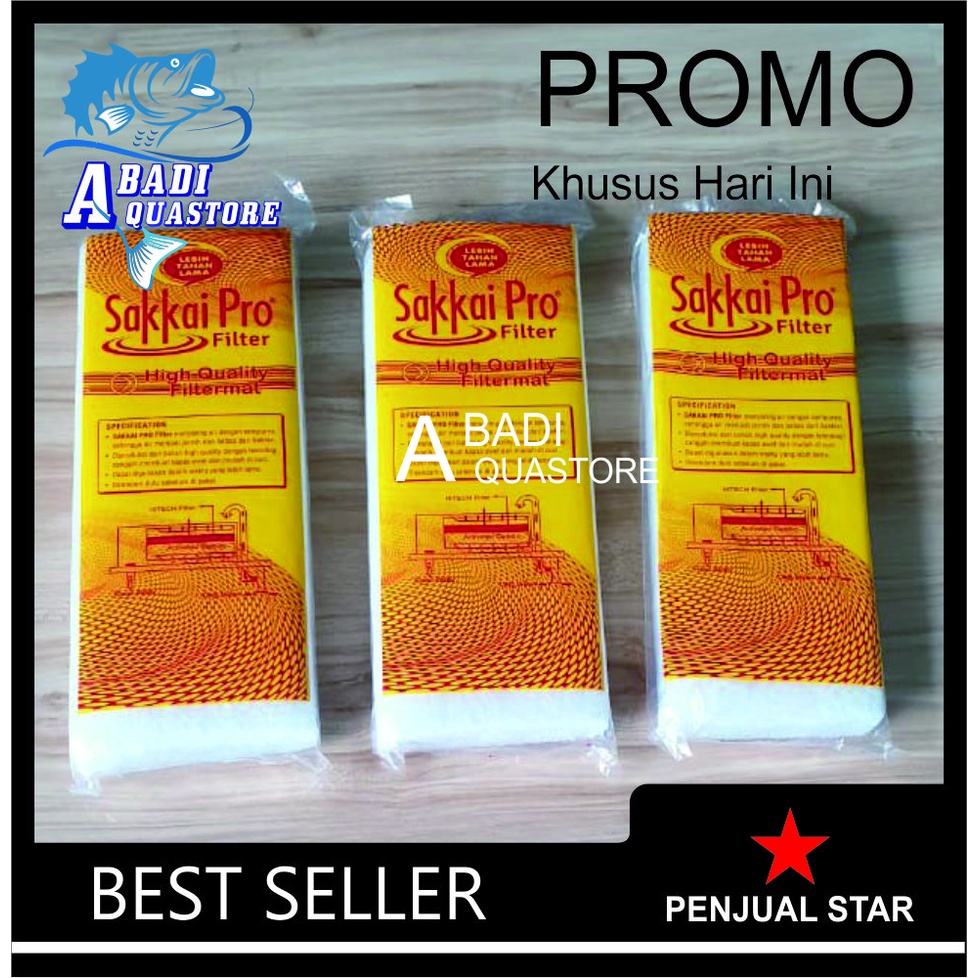 Kapas Filter TEBAL - Kapas Ikan - Kapas Lapis Filter Aquarium -Kapas