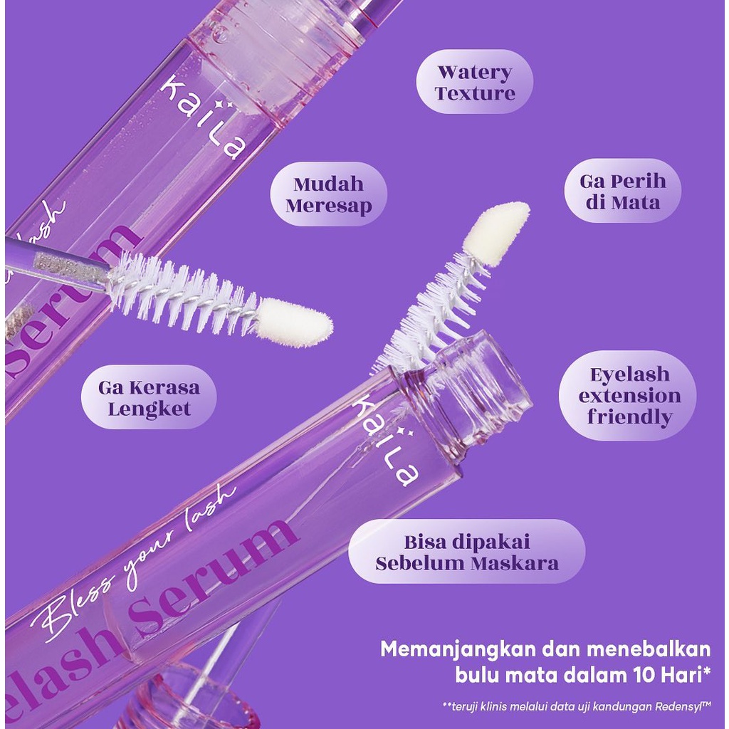 KAILA Bless Your Lash Eyelash Serum Bulu Mata &amp; Alis - 3.5ml