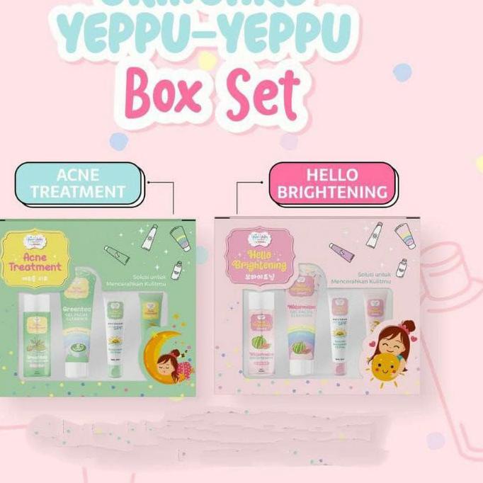 ♣ PAKET SKINCARE BRIGHTENING AND ACNE YEPPU-YEPPU BY KIYOWO ✻