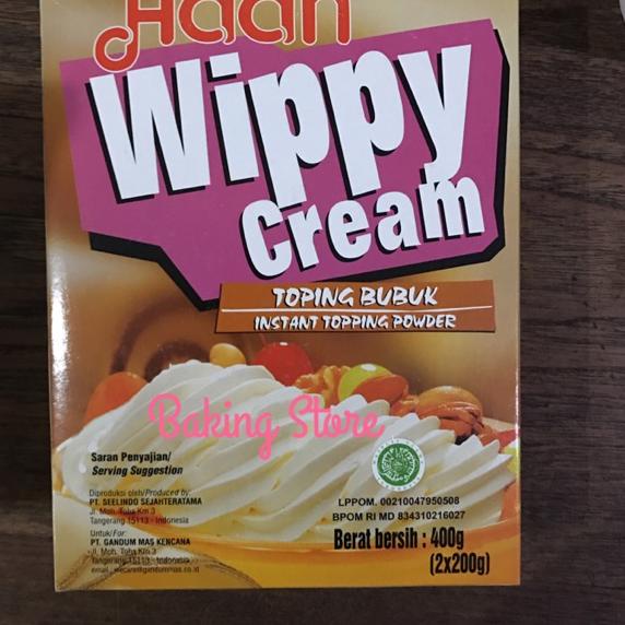 

☏ Haan Wippy Cream - Whipped Cream 400gr ♔