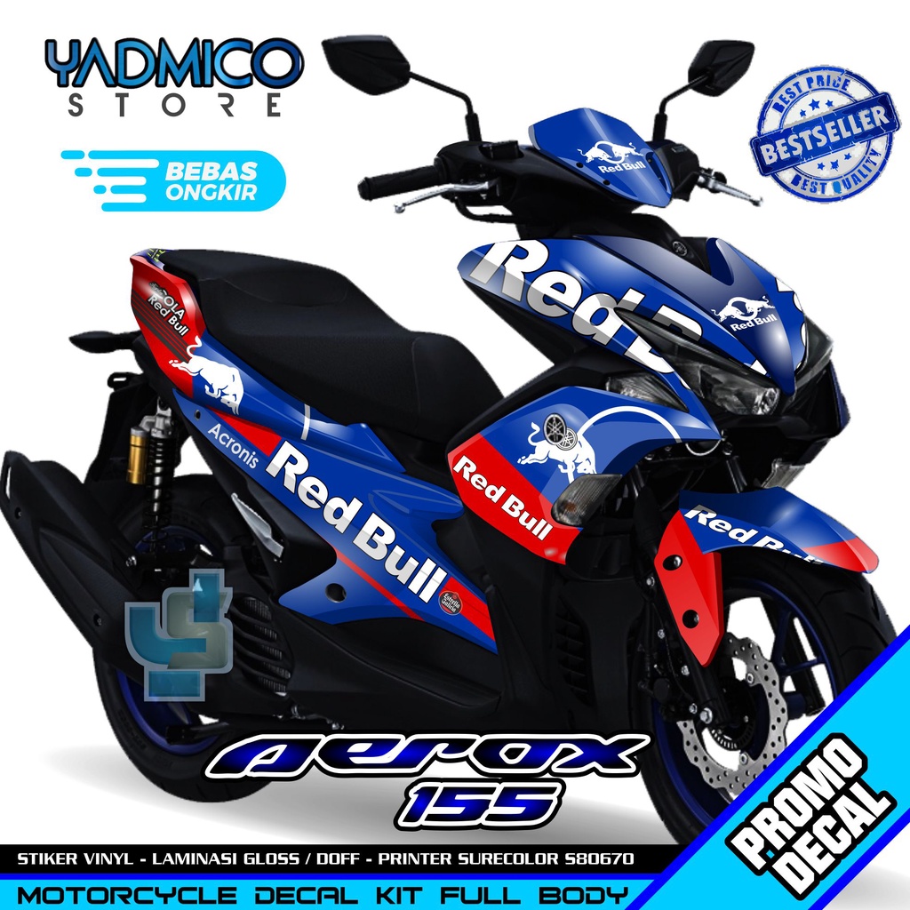 Decal Aerox 155 Old Full Body - Stiker Motor Aerox 155 Old Full Body - Decal Hologram Aerox 155 Old 