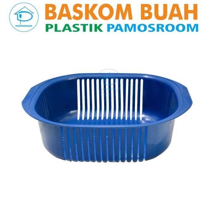 Baskom Lubang Plastik Tebal Baskom Cuci Sayur Buah Daging