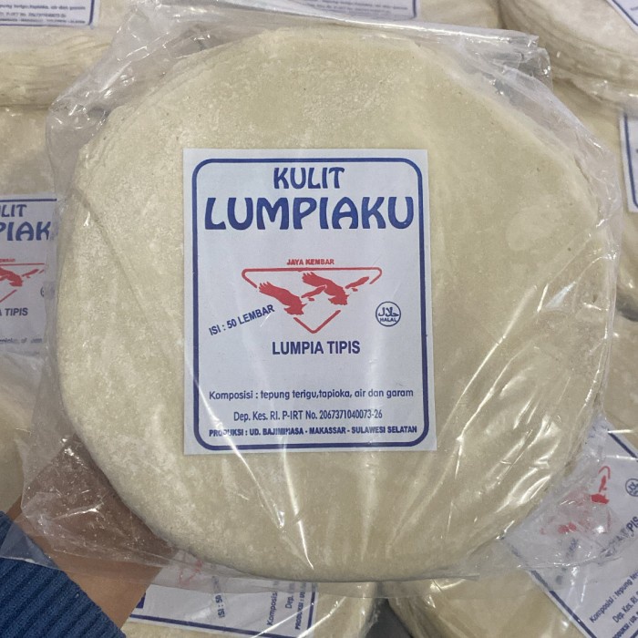 

Kulit Lumpiaku lumpia tipis 50 lembar