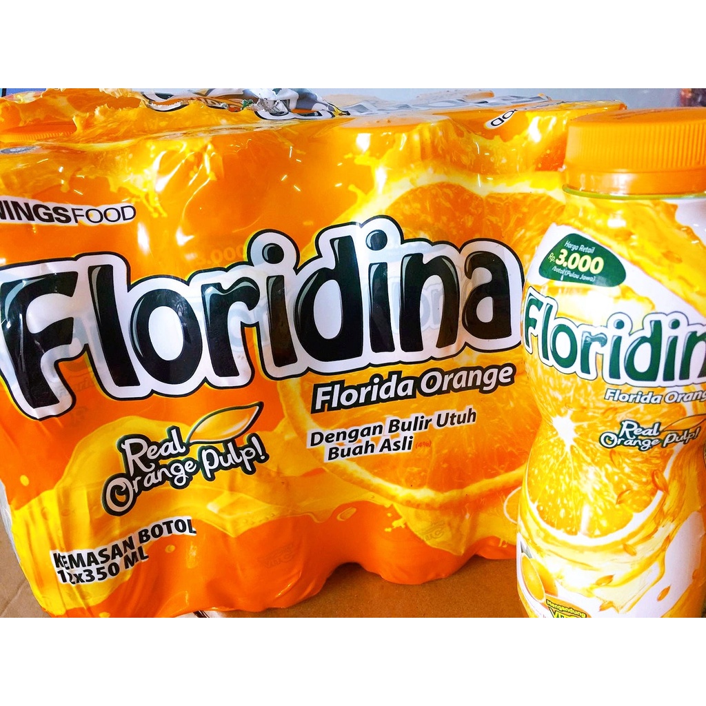 Floridina Orange Kemasan Botol 350 ml