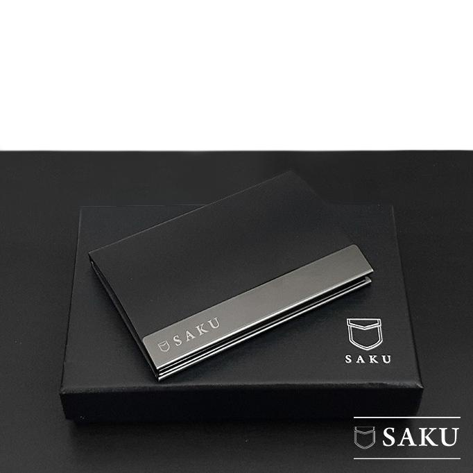 

Dompet Kartu Nama SAKU Kotak Kartu Nama Kulit Business Card Holder BLK