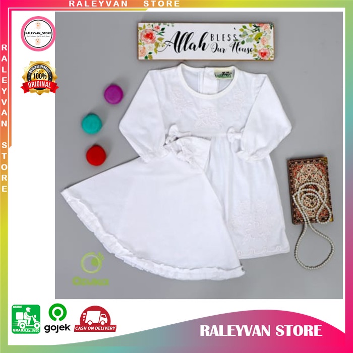 baju anak perempuan  Ozuka Baby Girl Set Setelan Gamis Baju Muslim Anak Bayi Perempuan GM01(M9D3) se