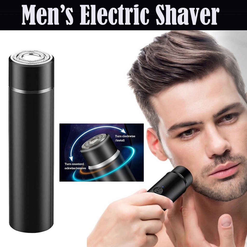 Shaver pencukur jenggot dan kumis elektrik portable