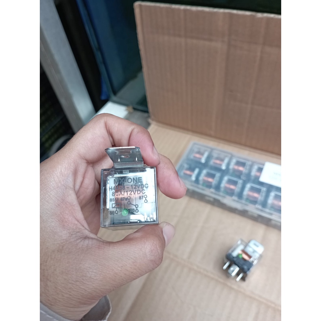 Relay Transparan Lampu Kaki 5 12v 80 Ampere Relay Klakson 12 Volt 5 Kaki Transparan Relay Pemutus 5 Kaki 5 Kaki  5 Pin 12Volt