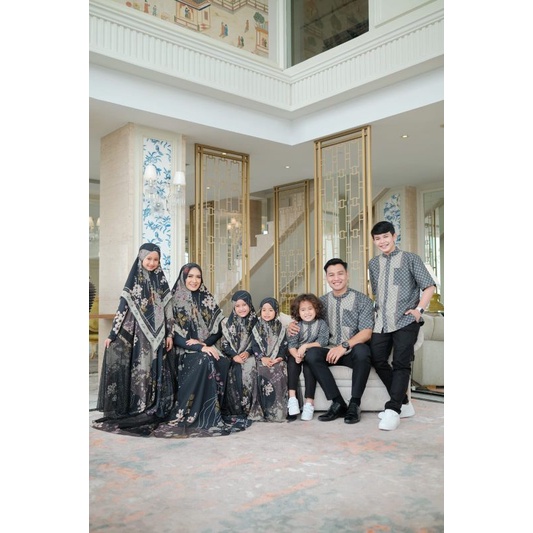 Raya Series Sarimbit By Eldeena Syari Original Gamis Couple Keluarga Lebaran 2023 Terbaru Dress Ibu 