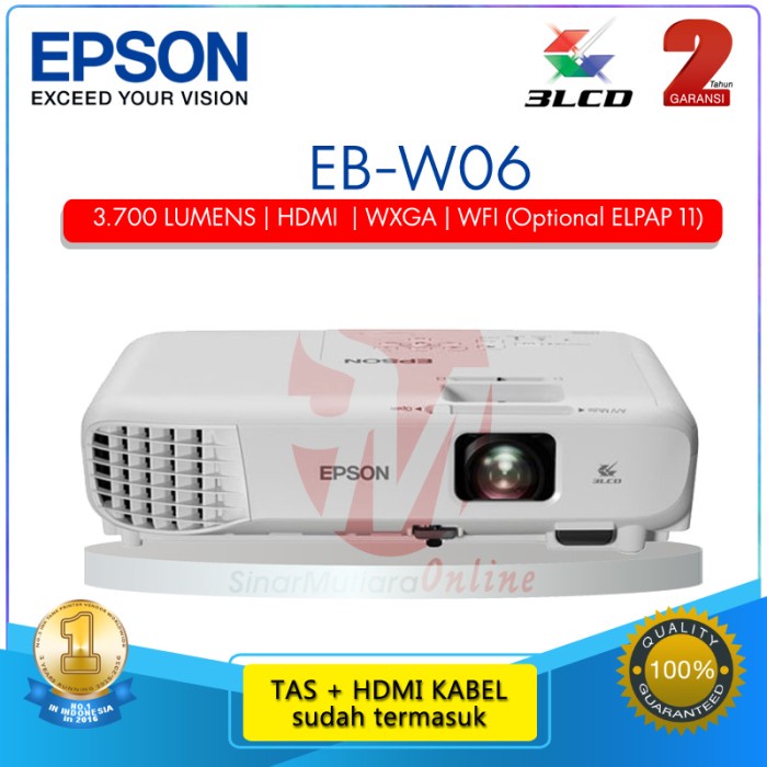Terbaru Projector Epson Eb-W06