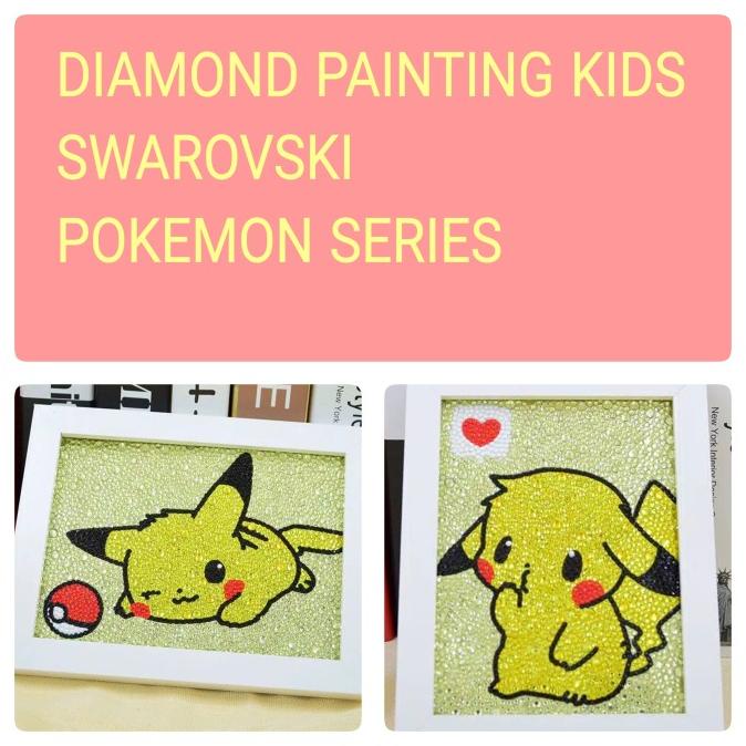 

Diy Diamond Painting Anak Kids Pokemon Activity Menempel Motorik