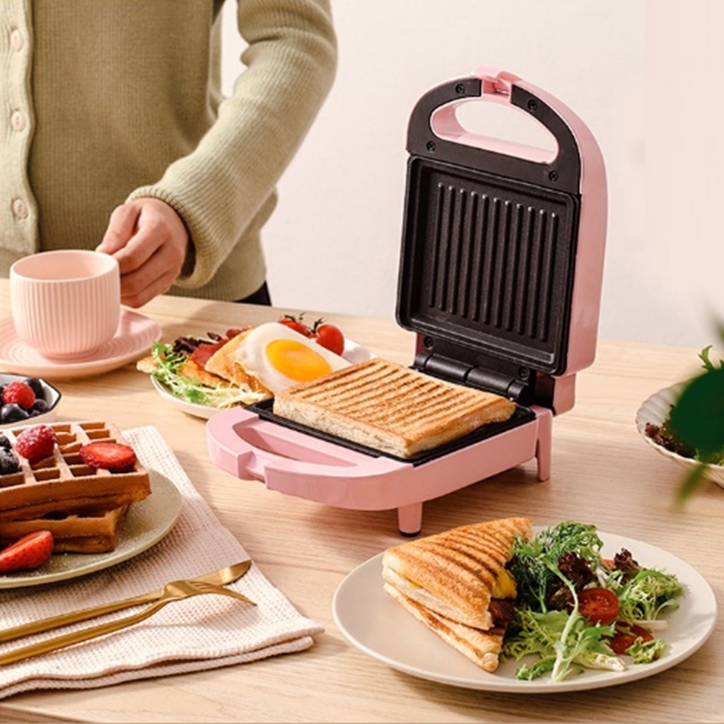 Electric Toaster Sandwich Waffle Pemanggang Roti Telur Sandwich Maker