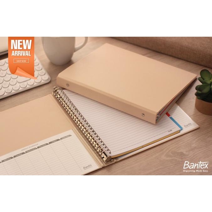 

Terbaru !!! Bantex Multiring Binder 26 Ring 25Mm B5 Peach 1326 45