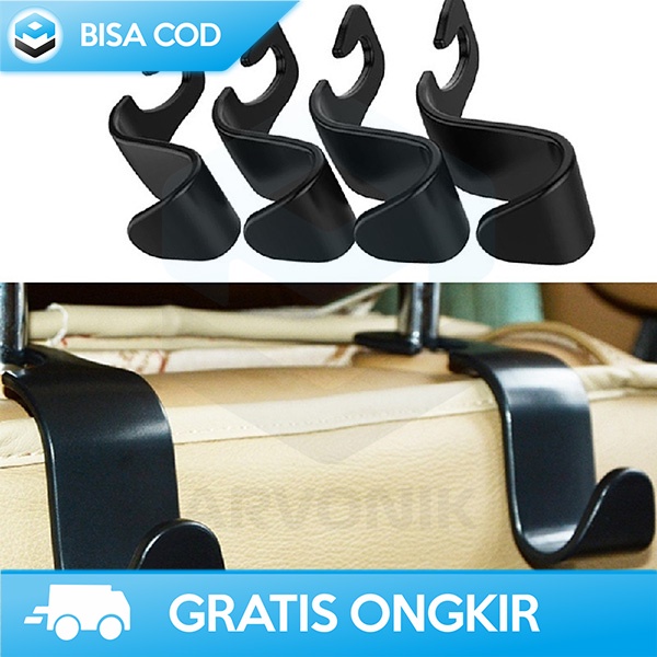 GANTUNGAN HEADREST MOBIL GANTUNGAN HOLDER BARANG CANTELAN KJURSI MOBIL