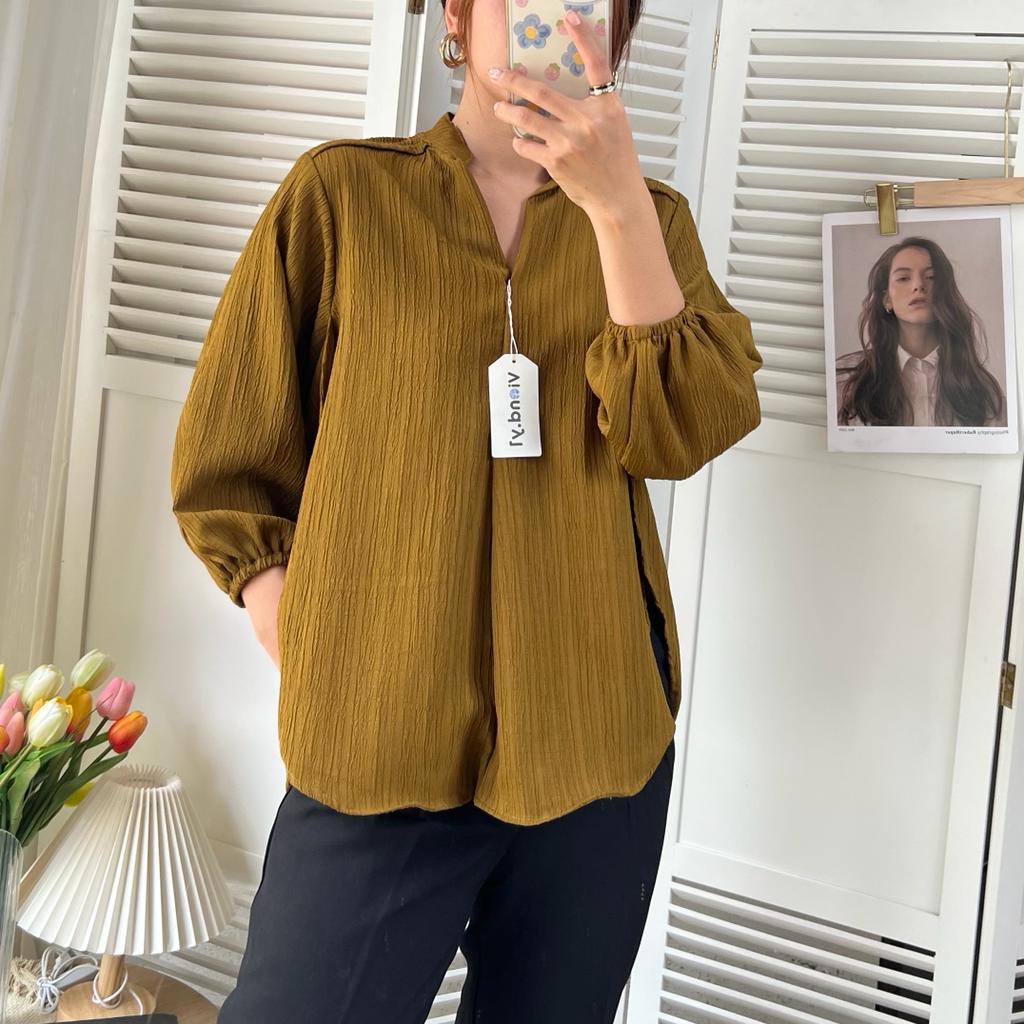 kemeja wanita / atasan wanita / blouse korea 123