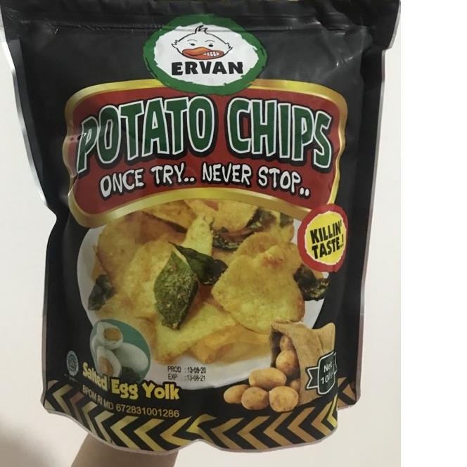 

➫ Potato chips salted egg ervan irvins ➨