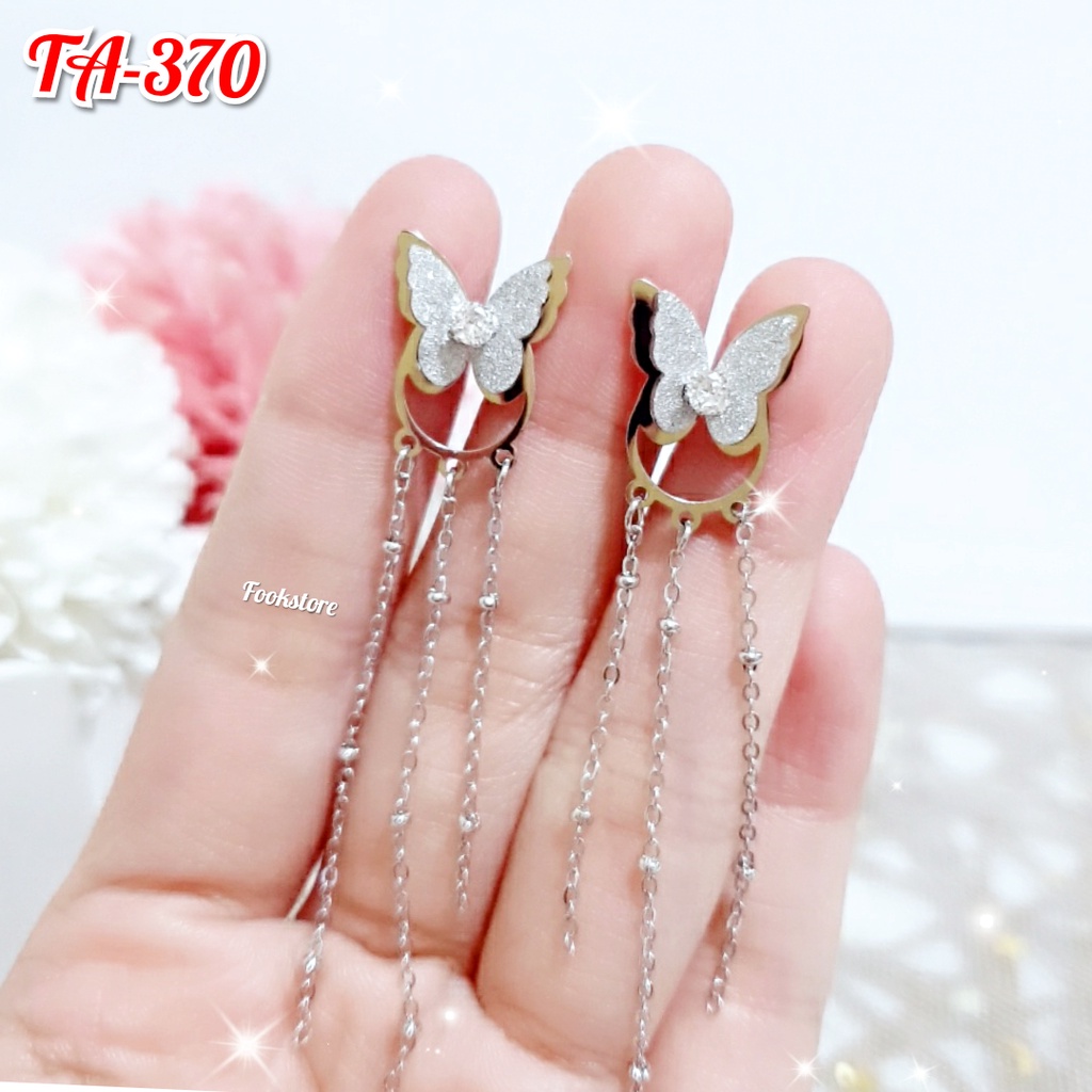 ANTING TITANIUM STYLE WANITA KOREA ANTI KARAT/COD