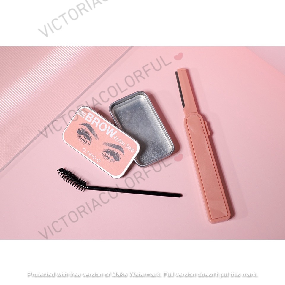 o.two.o~pembentuk alis wax alis brow styling soap eyebrow